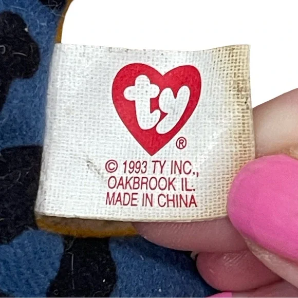 Ty Teenie Beanie Babies Named Lizz the Lizard! - Picture 3 of 4